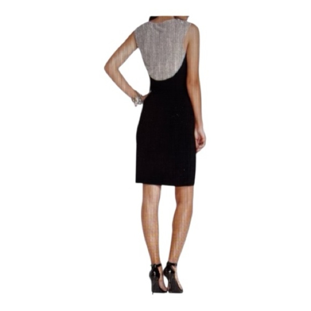 XScape Elegant Caviar Beaded Black Cocktail Dress - Picture 2 of 2